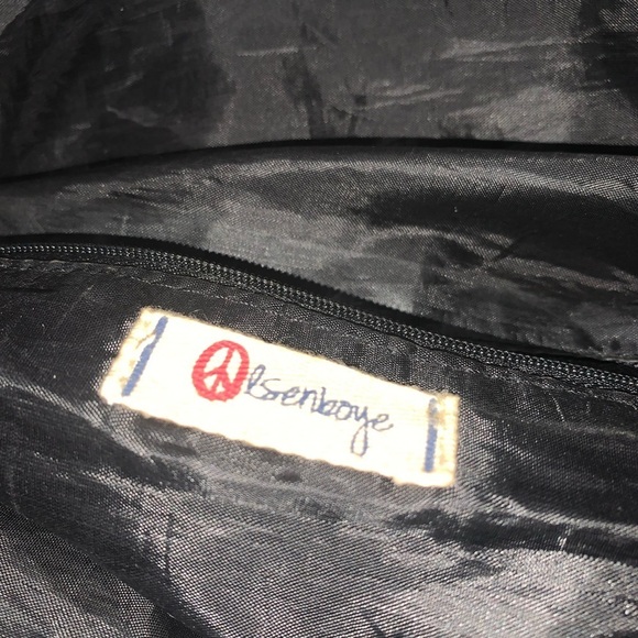 Olsenboye Burgundy Floral Corduroy Bag Large - Picture 5 of 6